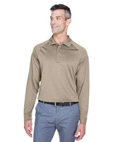 Harriton Men's Advantage Long Sleeve Tactical Polo - Harriton M211L Desert Khaki XS