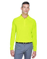 Harriton Men's Advantage Long Sleeve Tactical Polo - Harriton M211L Safety Yellow XS