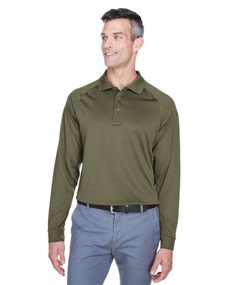 Harriton Men's Advantage Long Sleeve Tactical Polo - Harriton M211L Tactical Green XS