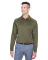 Harriton Men's Advantage Long Sleeve Tactical Polo - Harriton M211L Tactical Green XS
