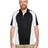 Harriton Men's Advantage Snag Protection Plus IL Colorblock Polo - Harriton M385 Black/ White/ Dark Charcoal S