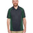Harriton Men's Advantage Snag Protection Plus IL Colorblock Polo - Harriton M385 Dark Charcoal/ Dark Green/ Black S