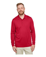 Harriton Men's Advantage Snag Protection Plus IL Long Sleeve Polo - Harriton M348L Red S