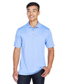 Harriton Men's Advantage Snag Protection Plus IL Snap Placket Polo - Harriton M345 Industry Blue S