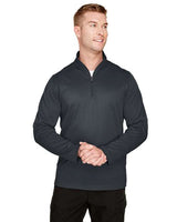 Harriton Men's Advantage Snag Protection Plus Quarter - Zip Pullover - Harriton M748 Dark Charcoal S