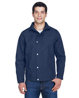 Harriton Men's Auxiliary Canvas Work Jacket - Harriton M705 Black 4XL