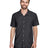Harriton Men's Barbados Textured Camp Shirt - Harriton M560 Black XS