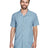Harriton Men's Barbados Textured Camp Shirt - Harriton M560 Cloud Blue XS