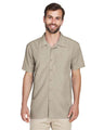 Harriton Men's Barbados Textured Camp Shirt - Harriton M560 Khaki XS