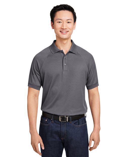 Harriton Men's Charge Snag and Soil Protect Polo - Harriton M208 Black S