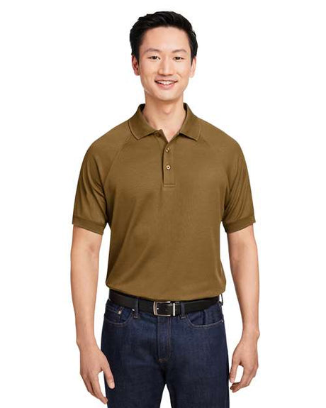 Harriton Men's Charge Snag and Soil Protect Polo - Harriton M208 Coyote Brown S