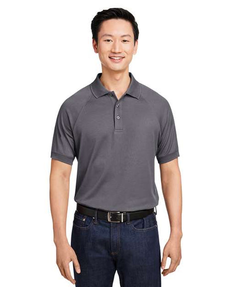 Harriton Men's Charge Snag and Soil Protect Polo - Harriton M208 Dark Charcoal S