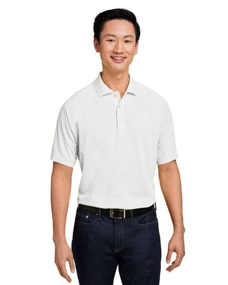 Harriton Men's Charge Snag and Soil Protect Polo - Harriton M208 White S