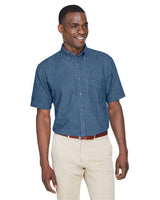 Harriton Men's Denim Shirt - Harriton M550S Light Denim S