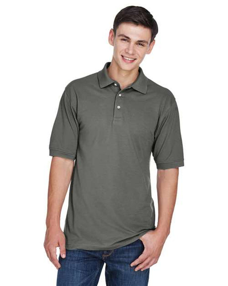Harriton Men's Easy Blend™ Polo - Harriton M265 Charcoal XS