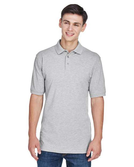 Harriton Men's Easy Blend™ Polo - Harriton M265 Grey Heather XS