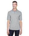 Harriton Men's Easy Blend™ Polo with Pocket - Harriton M265P Grey Heather S