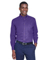 Harriton Men's Easy Blend™ Twill Shirt - Harriton M500 Team Purple S