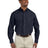 Harriton Men's Essential Poplin - Harriton M510 Navy S