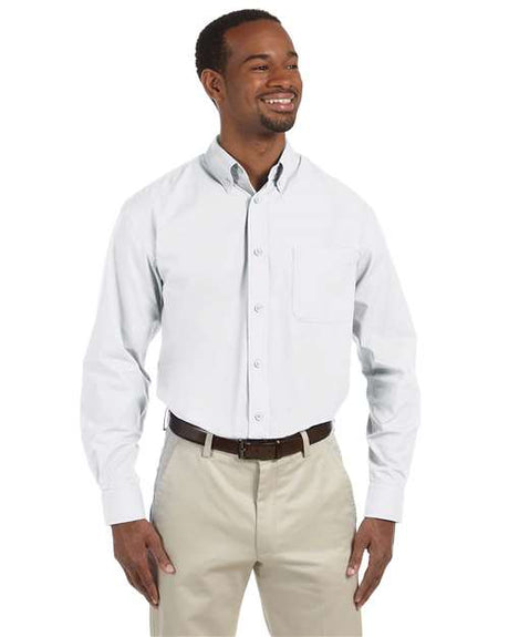 Harriton Men's Essential Poplin - Harriton M510 White M