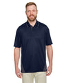 Harriton Men's Flash Snag Protection Plus IL Colorblock Polo - Harriton M386 Dark Navy/ Dark Charcoal S