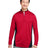 Harriton Men's Flash Snag Protection Plus IL Colorblock Quarter - Zip Pullover - Harriton M786 Red/ Black S