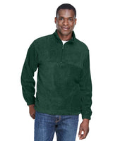 Harriton Men's Fleece Quarter - Zip Pullover - Harriton M980 Black S