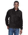 Harriton Men's Fleece Quarter - Zip Pullover - Harriton M980 Black S