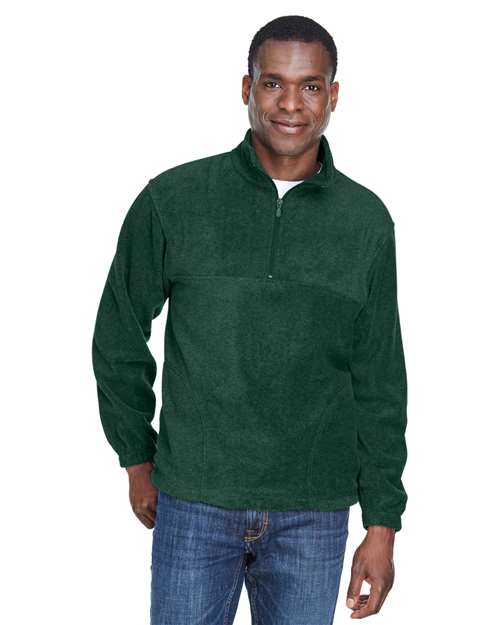 Harriton Men's Fleece Quarter - Zip Pullover - Harriton M980 Hunter S