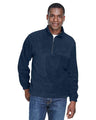 Harriton Men's Fleece Quarter - Zip Pullover - Harriton M980 Navy S