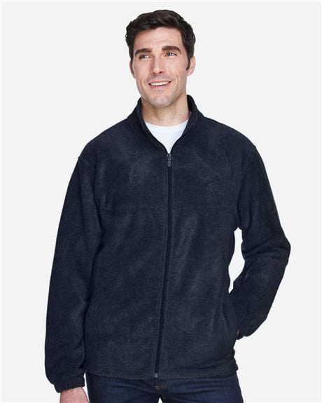 Harriton Men's Full - Zip Fleece - Harriton M990 Navy XS