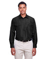 Harriton Men's Key West Performance Staff Shirt - Harriton M580L Black XS