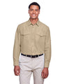 Harriton Men's Key West Performance Staff Shirt - Harriton M580L Khaki XS