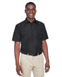 Harriton Men's Key West Short Sleeve Performance Staff Shirt - Harriton M580 Black XS Button - Up Shirts