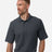 Harriton Men's Maverick CVC Pique Polo - Harriton M105 Dark Charcoal S