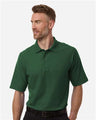 Harriton Men's Maverick CVC Pique Polo - Harriton M105 Dark Green S