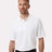 Harriton Men's Maverick CVC Pique Polo - Harriton M105 White S