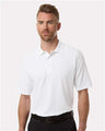 Harriton Men's Maverick CVC Pique Polo - Harriton M105 White S