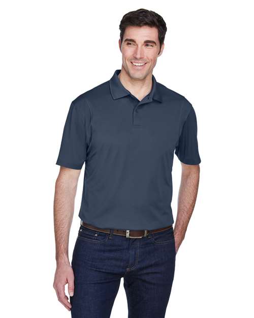Harriton Men's Micro Piqué Polo - Harriton M354 Navy L