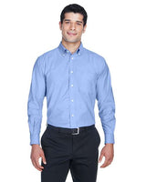 Harriton Men's Oxford Shirt - Harriton M600 Light Blue XS