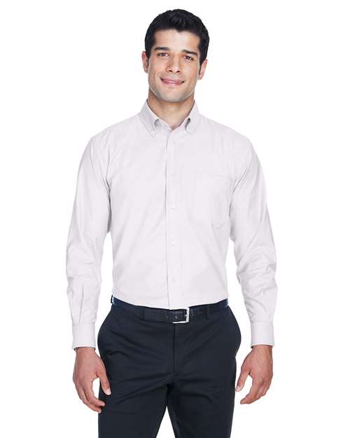 Harriton Men's Oxford Shirt - Harriton M600 White XS