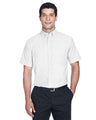 Harriton Men's Oxford Short Sleeve with Stain - Release - Harriton M600S White XS