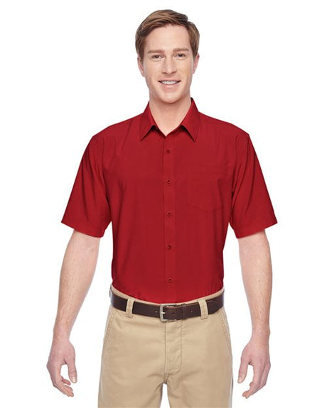Harriton Men's Paradise Short Sleeve Performance Shirt - Harriton M610S Palm Green XS