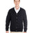 Harriton Men's Pilbloc™ V - Neck Button Cardigan Sweater - Harriton M425 Black XS