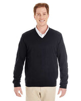 Harriton Men's Pilbloc™ V - Neck Sweater - Harriton M420 Black XS