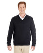 Harriton Men's Pilbloc™ V - Neck Sweater - Harriton M420 Black XS