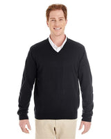 Harriton Men's Pilbloc™ V - Neck Sweater - Harriton M420 Black XS