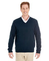 Harriton Men's Pilbloc™ V - Neck Sweater - Harriton M420 Dark Navy XS