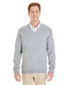 Harriton Men's Pilbloc™ V - Neck Sweater - Harriton M420 Grey Heather XS
