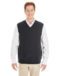 Harriton Men's Pilbloc™ V - Neck Sweater Vest - Harriton M415 Black XS
